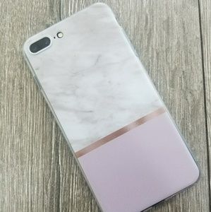 iPhone 8/7 Plus classic marble case rose gold